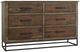 International Furniture Direct Natural Teca Brown Dresser-0