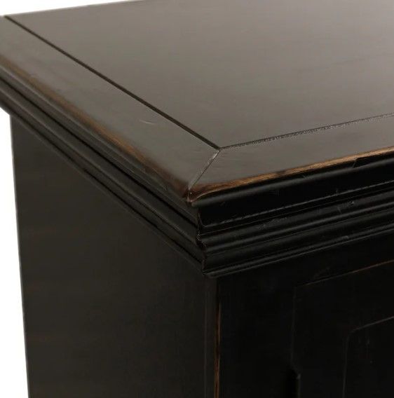 Stylecraft Ebony Black Sideboard-2