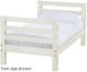 Crate Designs™ Furniture Cloud Twin XL Ladder End Lower Youth Bunk Bed-0