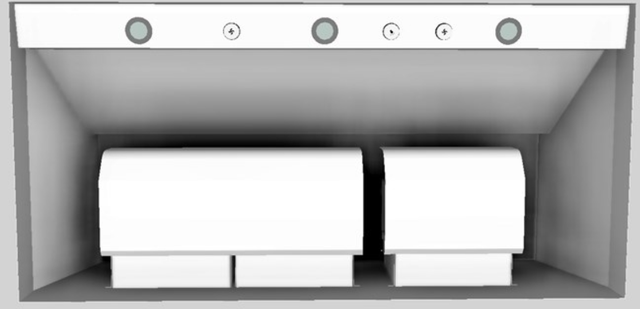 Vent-A-Hood® 48" White Wall Mounted Liner Insert-3
