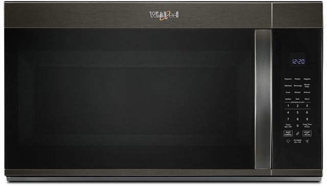 Whirlpool® 1.9 Cu. Ft. Black Stainless Steel Over the Range Microwave-0