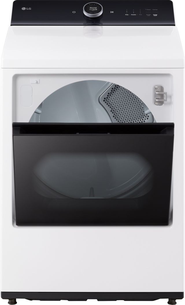LG 7.3 Cu. Ft. Alpine White Gas Dryer-2