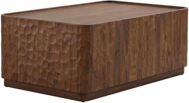 Jaipur Furniture Elodie Brown Rectangular Cocktail Table-0