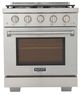 Kucht Professional KFX Series 30" Stainless Steel Pro Style Propane Gas Range with True Simmer Burners-0
