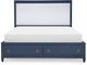 Legacy Classic Summerland Inkwell Blue King Upholstered Panel Storage Bed-2