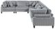 Homelegance® Robstown 6-Piece Gray Modular Sectional-2