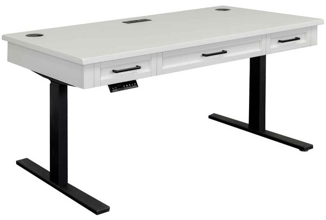 Martin Furniture Abby White Electric Sit/Stand Desk-0