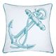 Furniture of America® Lorrie Teal/White Accent Pillow-0