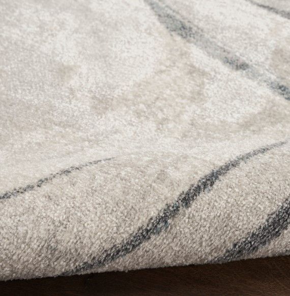 Nourison Home™ Astra Machine Washable Silver Blue 5'x7' Area Rug-3