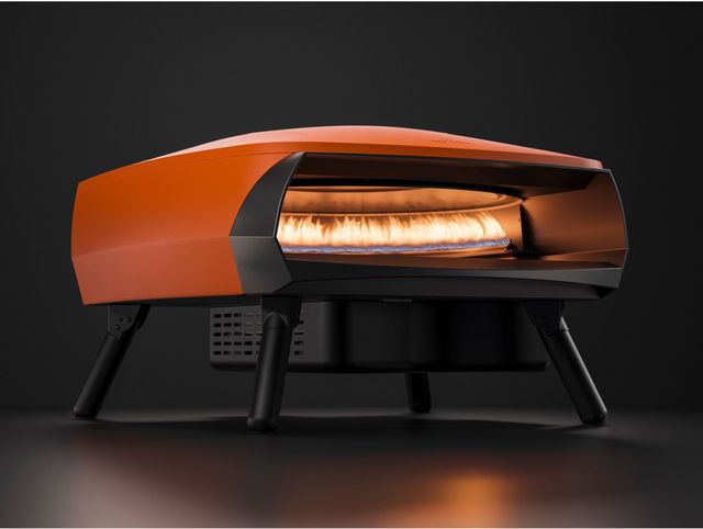 Witt ETNA Fermo 16" Matte Orange Pizza Oven-2