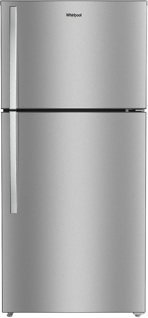 Whirlpool® 30" 19 Cu. Ft. Fingerprint-Resistant Stainless Steel Top Freezer Refrigerator with Total Coverage Cooling-0