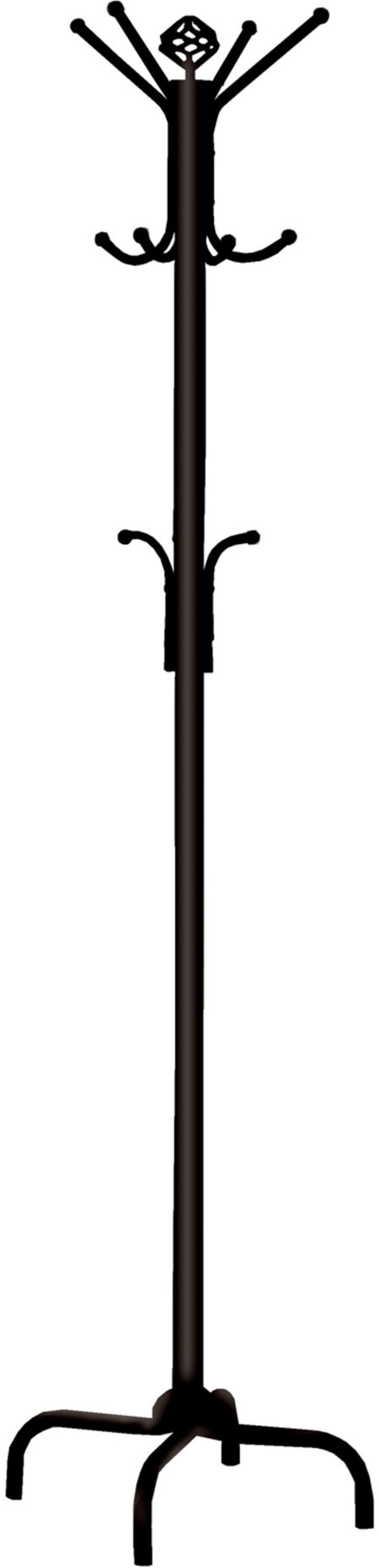 Monarch Specialties Inc. 70" Black Metal Coat rack