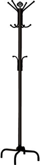 Monarch Specialties Inc. 70" Black Metal Coat rack-0