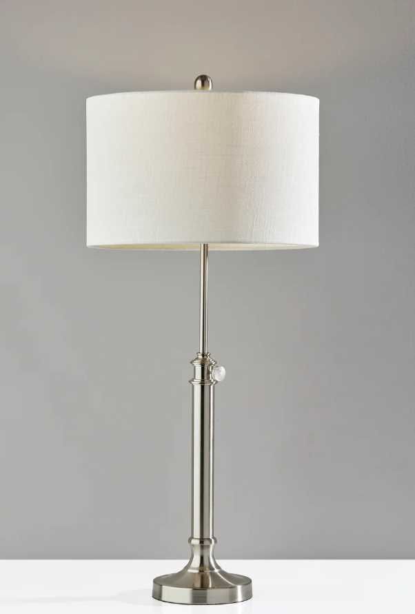 Adesso® Barton Brushed Steel Table Lamp-2
