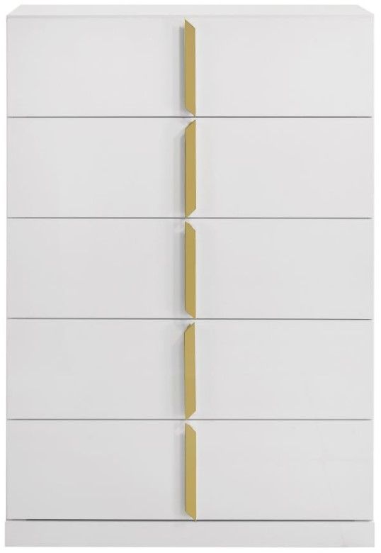 Coaster® Ines White High Gloss Chest-1