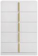 Coaster® Ines White High Gloss Chest-1