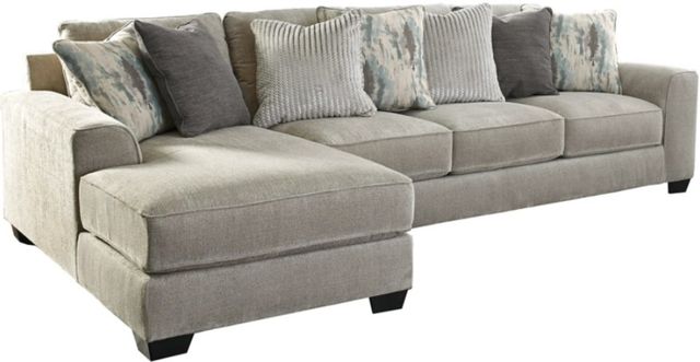 Benchcraft® Ardsley 2-Piece Pewter Living Room Set-1