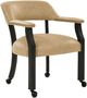 Steve Silver Co. Rylie Black/Sand Captains Dining Arm Chair-0