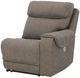 Signature Design by Ashley® Starbot 3-Piece Fossil Power Reclining Sectional Loveseat with Console-3