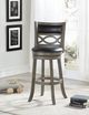 New Classic® Home Furnishings Manchester Black/Gray Bar Stool-1