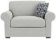 Flexsteel® Randall Silver Glacier Chair-1