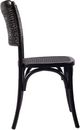 Moe's Home Collection Churchill 2-Piece Antique Black Dining Side Chair Set-2