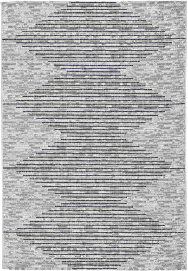 Signature Design by Ashley® Alverno White/Blue 5'x7' Medium Area Rug-0