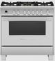 Fisher & Paykel 36" Brushed Stainless Steel Pro Style Dual Fuel Range-0