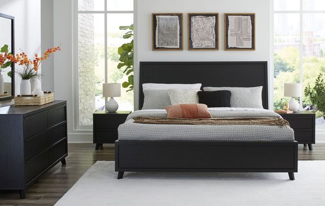 Signature Design by Ashley® Danziar Black Nightstand-4