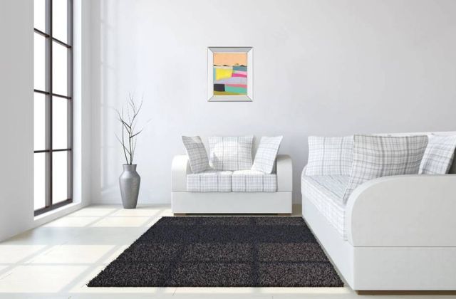 Classy Art Live Colorfully-Applique by Joelle Wehkamp Wall Art-3