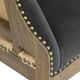 A & B Home Dugan Dark Brown Arm Chair-2
