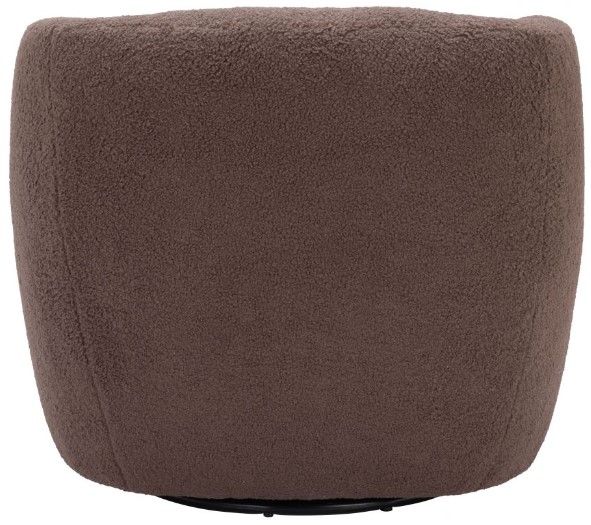 Zuo® Modern Govan Brown Swivel Chair-3