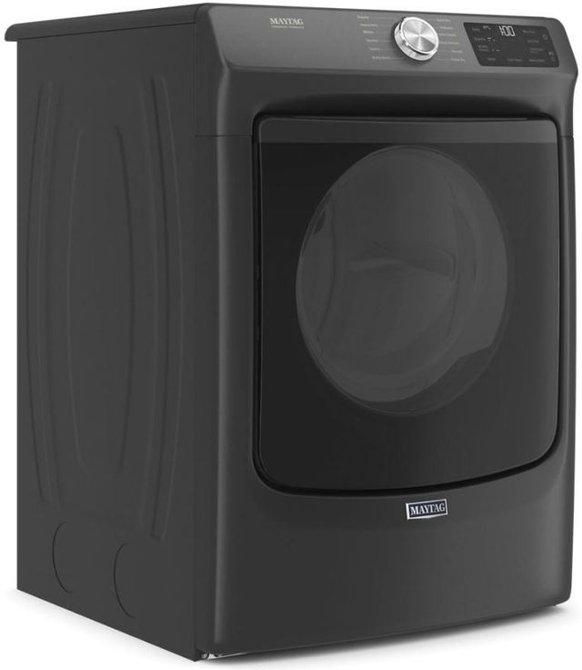 Maytag® 7.3 Cu. Ft. Volcano Black Front Load Electric Dryer -2