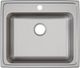Elkay Lustertone® Classic Lustrous Satin 25" x 21-1/4" x 5-1/2" 1-Hole Single Bowl Drop-In ADA Sink-1
