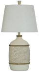 StyleCraft Lindau Brown/White Table Lamp-0