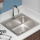 Elkay Lustertone® Lustrous Satin 20'' 1-Hole Single Bowl Drop-in Sink-2