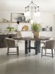 Hooker® Furniture Curata Mountain Modern Dining Table with Black Base-3
