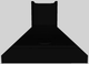 Vent-A-Hood® 42" Black Euro-Style Wall Mounted Range Hood-4