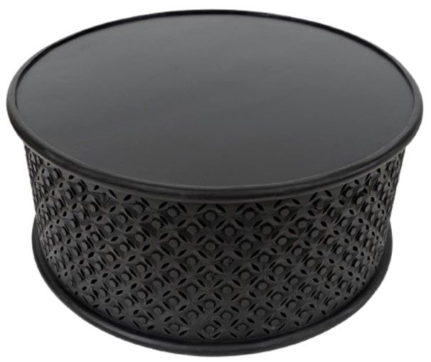 Jofran Inc. Global Archive Decker Antique Black Coffee Table-0