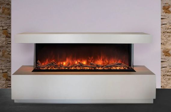 Modern Flames Landscape Pro Black 68 Inch Multi Electric Fireplace