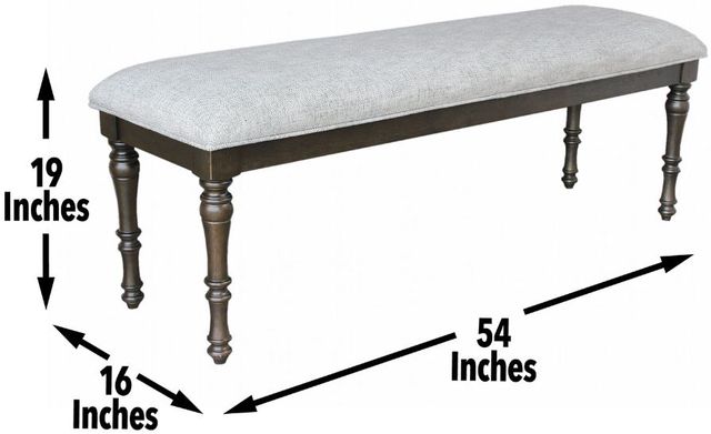 Steve Silver Co. Linnett Slate Bench-1