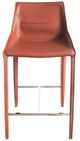 VIG Furniture Modrest Halo Cognac/Stainless Steel Counter Stool-1