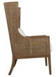 Dovetail Furniture Mack Natural Wood/Off White Accent Chair-2