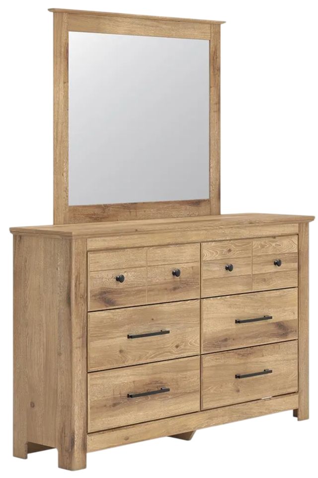 Signature Design by Ashley® Makidern Tan Dresser and Mirror-0