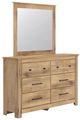 Signature Design by Ashley® Makidern Tan Dresser and Mirror-0