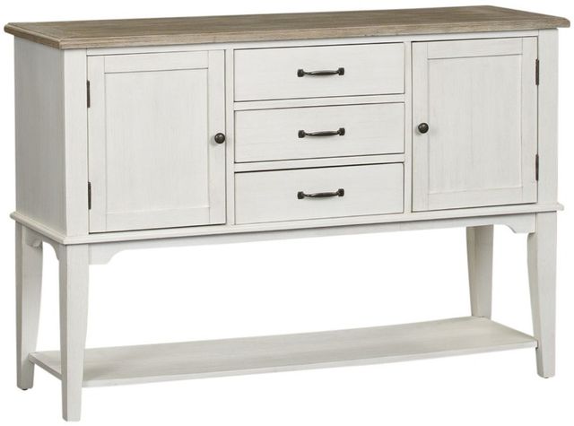 Liberty Furniture Summerville Soft White Wash/Wirebrushed Gray Server-0