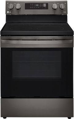 LG 30" PrintProof™ Black Stainless Steel Freestanding Electric Range