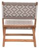 Zuo® Modern Tide Gray/Natural Wood Outdoor Lounge Chair-3