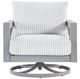 Signature Design by Ashley® Hurley Park Gray Aluminum/Fabric Outdoor Swivel Chair-1