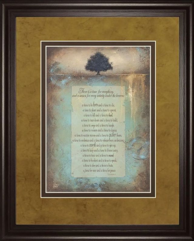 Classy Art Time for Everything by Brit Hallowell Wall Art-0